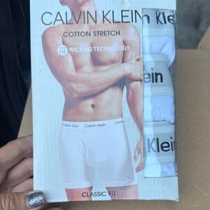 Calvin Klein Cotton Stretch Boxer Briefs - White